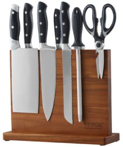 VEVOR 30 cm (12 inch) Double-Sided Magnetic Knife Block