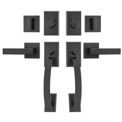 VEVOR Double Door Handle Set with Adjustable Hole Spacing 20 228 cm