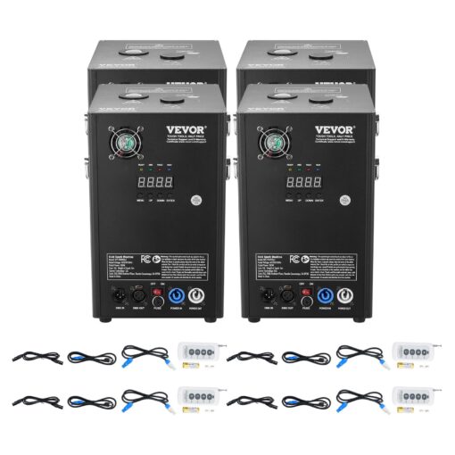 VEVOR 700W Cold Spark Fireworks Machine Set of 4