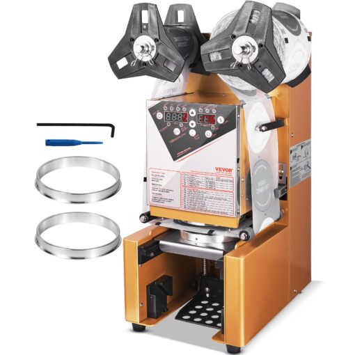 VEVOR Fully Automatic Cup Sealing Machine with Digital Control