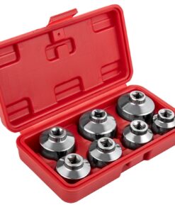 VEVOR 7-Piece Oil Filter Socket Wrench Set