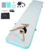 VEVOR 5m 16ft Inflatable Air Track Tumbling Mat for Gymnastics with Pump   High Quality