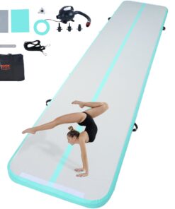 VEVOR 5m (16ft) Inflatable Air Track Tumbling Mat for Gymnastics with Pump - High Quality