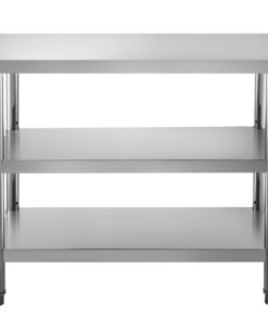 VEVOR Outdoor Stainless Steel Food Prep Table