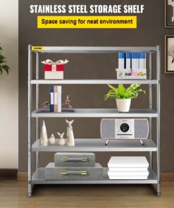 Heavy Duty Adjustable Shelving Unit for Garage or Kitchen