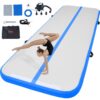 VEVOR 3m 10ft Inflatable Air Track Gymnastics Tumbling Mat with 600W Electric Pump