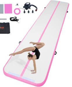 VEVOR 5m (16ft) Inflatable Air Track Gymnastics Tumbling Mat with 600W Pump