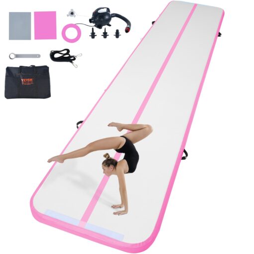 VEVOR 5m 16ft Inflatable Air Track Gymnastics Tumbling Mat with 600W Pump