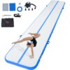 VEVOR 6m 20ft Inflatable Air Track Gymnastics Tumbling Mat with Electric Pump   Durable