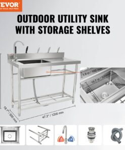 Free Standing Single Bowl