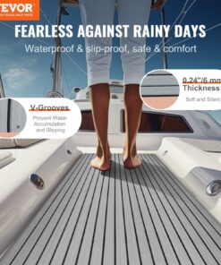 29.9 sq.ft Non-Slip Self-Adhesive Marine Carpet for Boats