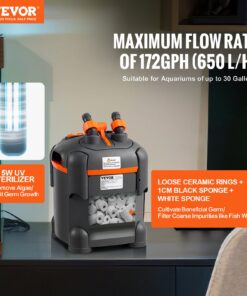 650 L/H (172 GPH) Flow Rate