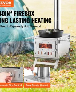 11 L (700 in³) Firebox for Camping