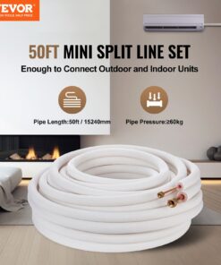 Triple-Layer Insulation for 12000-18000 BTU Air Conditioning & HVAC Systems