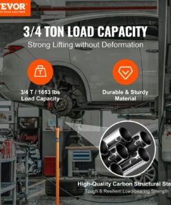 0.75 Ton (1653.5 lbs) Capacity Vehicle Jack