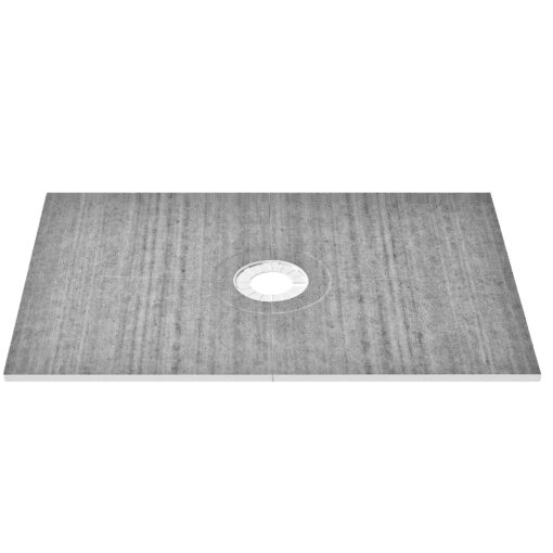 VEVOR 1219x1828mm 48x72 inches Shower Curb Kit with 160mm 63 inches Central Drain