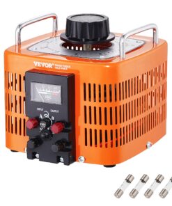 VEVOR 3000VA Variable Voltage Transformer 10A 0-300V AC Voltage Regulator