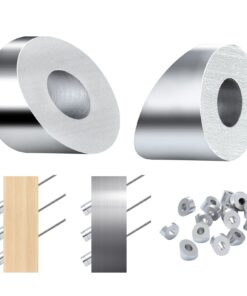 VEVOR 20-Pack Cable Railing Kit 3.2mm (1/8") & 4.8mm (3/16") Stainless Steel T316 with Wheel Protector Sleeves