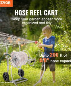 61 m (200 ft) Capacity for 16 mm (5/8 inch) Hose