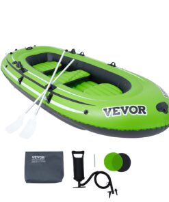 VEVOR 5-Person Inflatable Fishing Boat with 2 Seats