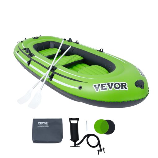 VEVOR 5 Person Inflatable Fishing Boat with 2 Seats