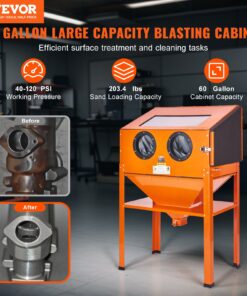 Blasting Gun & 4 Nozzles for Surface Treatment