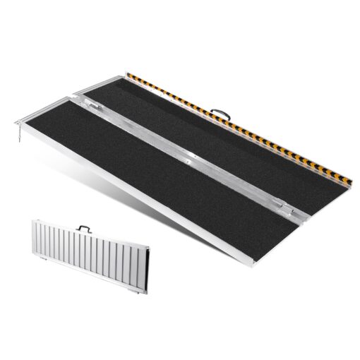 VEVOR 6 ft 1826 cm Portable Wheelchair Ramp with 800 lbs 363 kg Capacity