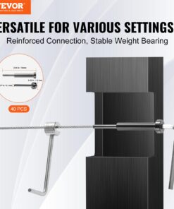 3.2mm (1/8") Invisible Receiver and Swage Stud End