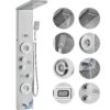 VEVOR 6 in 1 LED Shower Panel Tower System with 460 mm 181 in Rainfall  Waterfall Head
