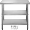 VEVOR Stainless Steel Outdoor Food Prep Table
