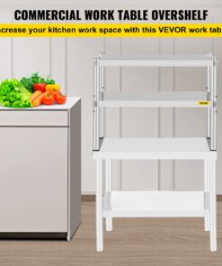 76.2 cm (30 in) x 30 cm (11.8 in) Adjustable Kitchen Shelf