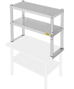 VEVOR Stainless Steel Double Tier Overshelf