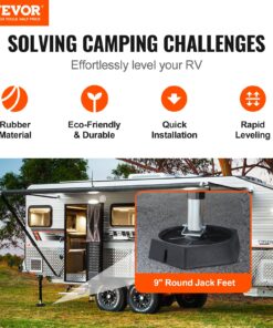 22.9 cm (9 Inch) Round Rubber Jack Stabilizers