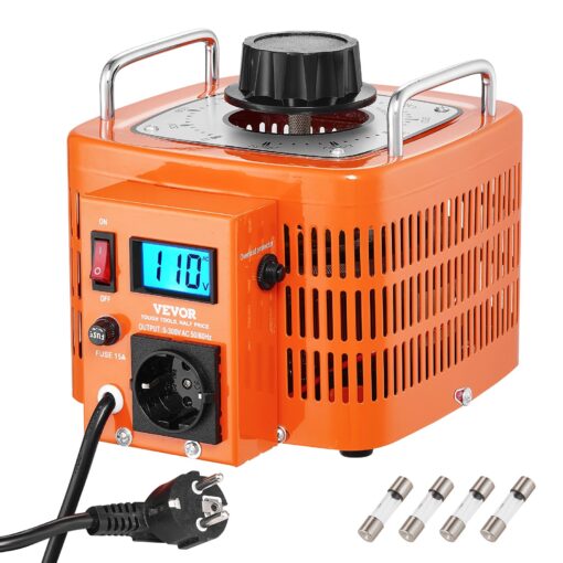 VEVOR 3000VA Variable Voltage Transformer with LCD Display