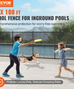 1.21x32.91 m (4x108 ft) Removable Safety Fence for Inground Pools