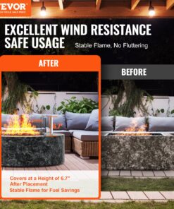 огнезащитный экран из закаленного стекла толщиной 6 мм для наружного Патио и Заднего двора