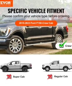 Stainless Steel Nerf Bars with 227 kg/500 lbs Capacity