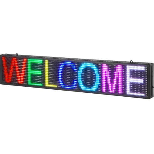 VEVOR Programmable LED Sign Scrolling Display Board P10 Full Color