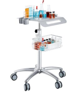 VEVOR Adjustable Medical and Salon Cart with Wheels