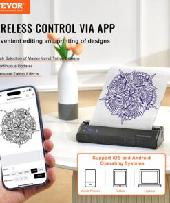 Портативный Термопринтер Трафарета Татуировки для Android