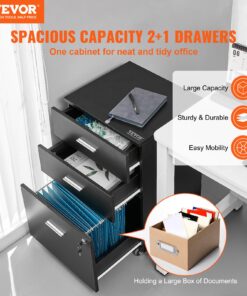 Mobile Office File Cabinet for A4/Letter Size