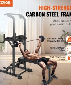 10-Level Height Adjustable Pull-Up Bar (190-230cm / 74.8-90.5 inches)