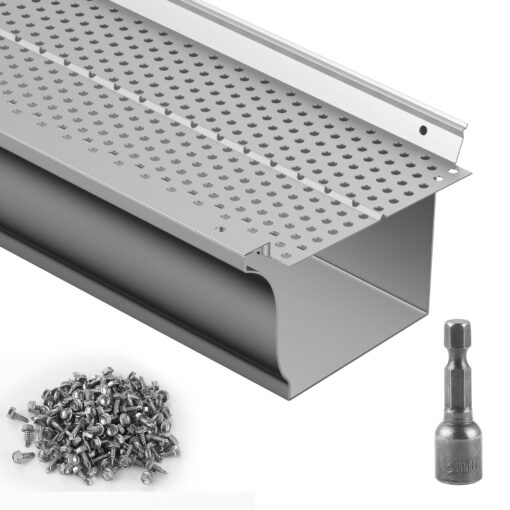 VEVOR Aluminum Gutter Guard 5 inch 127 cm Width