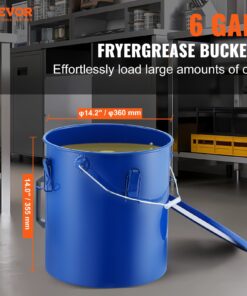 Heavy-Duty Carbon Steel Oil Disposal Caddy