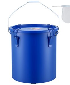 VEVOR 6-Gallon (22.7L) Fryer Grease Bucket with Rust-Proof Coating