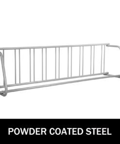 2.82m (111") Single-Side Bike Stand for Outdoor & Indoor Use