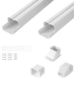 VEVOR Air Conditioner Line Set Cover 76.2mm W x 2270mm L (3 in x 7.4 ft)