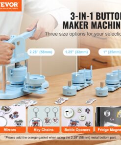 25/32/58mm (1/1.25/2.28 inch) Badge and Pin Maker Kit