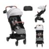 VEVOR Lightweight Baby Stroller for Infants and Toddlers with Adjustable Backrest and Footrest