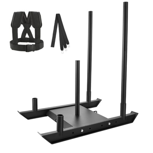 VEVOR Steel Power Sled with 2 508 cm Weight Plate Holder